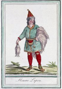 拉普人 - 在 Grasset Saint Sauveur 编着的“旅行百科全书”中。 巴黎 1796 作者 雅克·格拉塞德·圣索维尔