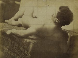 雅克-德-拉林工作室中的裸体男模特卧像研究 作者 雅克·拉莱恩（归因于）