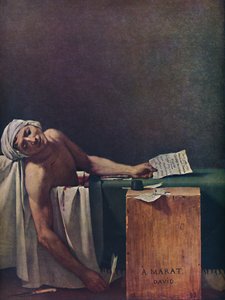 马拉·刺客（MaratAssassiné），《马拉特之死》，1793年，1937年。