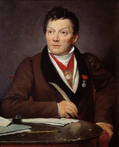 亚历山大-勒努瓦（1761-1839）考古学家和法国古迹博物馆馆长的肖像 雅克-路易斯-大卫（1748-1825）的画作 1817年 太阳。0.76x0.62米--亚历山大-勒努瓦（1761-1839）的肖像，考古学家和法国博物馆馆长 作者 雅克·路易·大卫