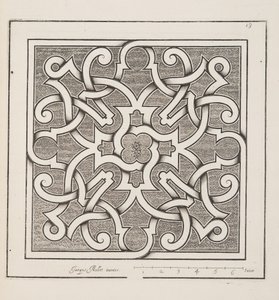 花坛设计，来自Plan of Plan and Gardening，pub.1652