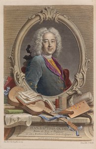 Jean-Baptiste Oudry肖像（1686-1755），1755年。 作者 雅克·尼古拉斯·塔迪厄（Jacques Nicolas Tardieu）