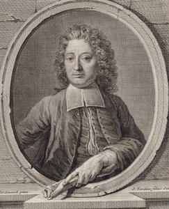 作曲家让·弗朗索瓦·拉洛埃特（Jean-FrançoisLallouette）1651-1728年的肖像。 作者 雅克·尼古拉斯·塔迪厄（Jacques Nicolas Tardieu）