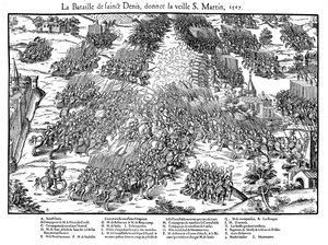 圣丹尼斯之战，法国宗教战争，1567年11月10日 1570年