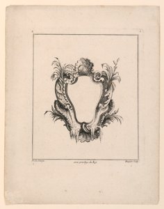 徽章，选自 "Recueil Nouveau de Differens Cartouche
