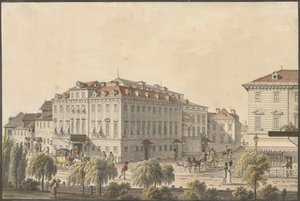 Wien剧院，约1816年。