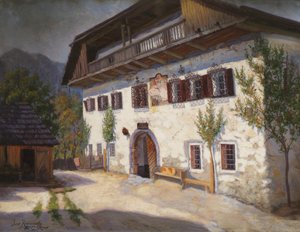 圣阿加莎的 Der Gasthof Pettar 旅馆 作者 雅各布·科加诺夫斯基（Jakob Koganowsky）