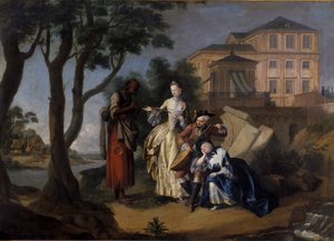 财富告诉吉普赛人，1762年 作者 雅各布·米歇尔（Jakob Michel）