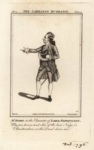 詹姆斯-威廉-多德（James William Dodd）先生在德鲁里巷剧院 Colley Cibbers The Careless Husband 中饰演福平顿勋爵一角 作者 詹姆斯（后）罗伯茨