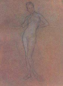 裸体研究（c1872），1904年 作者 詹姆斯·阿博特·麦克尼尔·惠斯勒