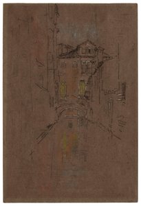 威尼斯运河，1879-1880。 作者 詹姆斯·阿博特·麦克尼尔·惠斯勒