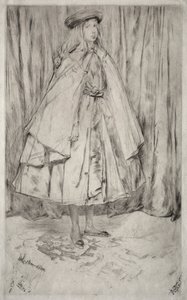 安妮·海顿（Annie Haden），1860年。 作者 詹姆斯·阿博特·麦克尼尔·惠斯勒