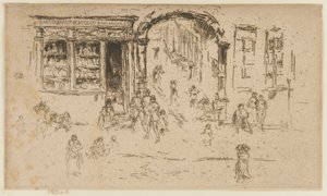 Archway，布鲁塞尔，1887年。 作者 詹姆斯·阿博特·麦克尼尔·惠斯勒