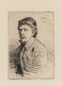 奥古斯特-德拉特，1858年。 作者 James Abbott McNeill Whistler