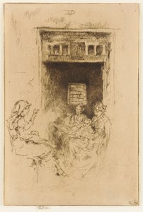 串珠器，1879-1880。 作者 詹姆斯·阿博特·麦克尼尔·惠斯勒