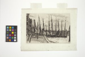 比林斯盖特（蚀刻） 作者 詹姆斯·阿博特·麦克尼尔·惠斯勒