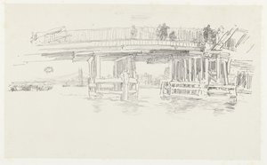 Brug over de Theems
老巴特西桥 作者 詹姆斯·阿博特·麦克尼尔·惠斯勒