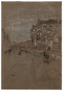 威尼斯运河的烟草仓库，1879-1880。 作者 詹姆斯·阿博特·麦克尼尔·惠斯勒