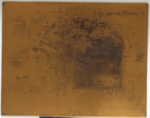 特拉格托》第2期的注销印版，1879-1880。 作者 詹姆斯·阿博特·麦克尼尔·惠斯勒