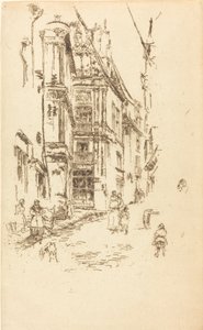 Chancellery, Loches, 1888. 作者 詹姆斯·阿博特·麦克尼尔·惠斯勒
