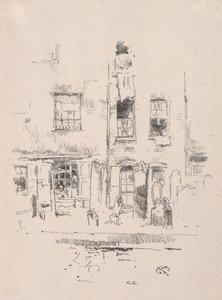 墓地，1887年。 作者 詹姆斯·阿博特·麦克尼尔·惠斯勒