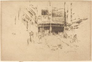 衣服交换》，第I期，1887年。 作者 詹姆斯·阿博特·麦克尼尔·惠斯勒