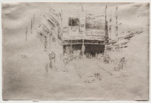 换衣服，第一号。 作者 詹姆斯·阿博特·麦克尼尔·惠斯勒