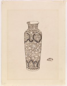 圆柱形罐子，1876-1878。 作者 詹姆斯·阿博特·麦克尼尔·惠斯勒