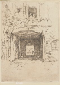 门口和藤蔓，1879-1880。 作者 詹姆斯·阿博特·麦克尼尔·惠斯勒