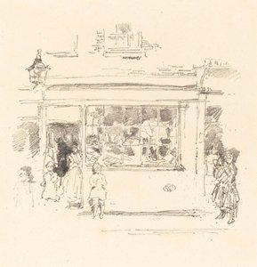 Drury Lane Rags, 1888年。 作者 詹姆斯·阿博特·麦克尼尔·惠斯勒