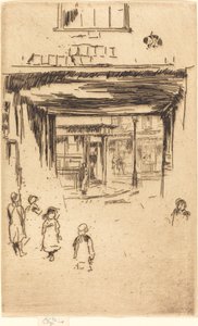 德鲁里巷，约18801881。 作者 詹姆斯·阿博特·麦克尼尔·惠斯勒