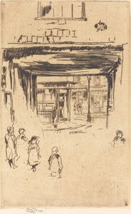 德鲁里巷，约18801881。 作者 詹姆斯·阿博特·麦克尼尔·惠斯勒