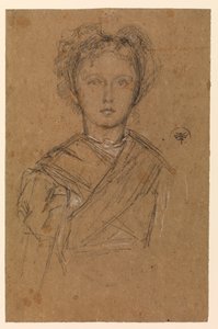 埃利诺·莱兰（Elinor Leyland），约1873年 作者 詹姆斯·阿博特·麦克尼尔·惠斯勒