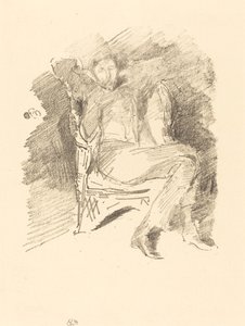 火光：约瑟夫-彭内尔，第1号，1896年。 作者 詹姆斯·阿博特·麦克尼尔·惠斯勒
