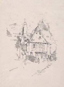 维特雷山墙屋顶，1893年。 作者 詹姆斯·阿博特·麦克尼尔·惠斯勒