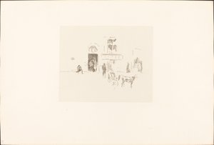 Gaiety舞台门，18791887年。 作者 詹姆斯·阿博特·麦克尼尔·惠斯勒