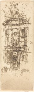 金屋，布鲁塞尔，1887年。 作者 詹姆斯·阿博特·麦克尼尔·惠斯勒