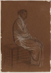 希腊女孩，1865年。 作者 詹姆斯·阿博特·麦克尼尔·惠斯勒