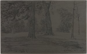格林威治公园，1859年。 作者 詹姆斯·阿博特·麦克尼尔·惠斯勒