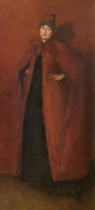 红色和谐：灯光，1884-86 作者 詹姆斯·阿博特·麦克尼尔·惠斯勒