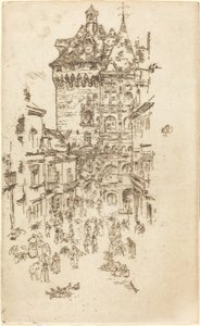 洛什市政厅，1888年。 作者 詹姆斯·阿博特·麦克尼尔·惠斯勒