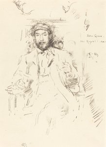 约翰-格鲁夫，1895年。 作者 詹姆斯·阿博特·麦克尼尔·惠斯勒