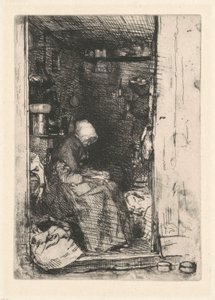 La Vieille aux Loques, 1858年。 作者 詹姆斯·阿博特·麦克尼尔·惠斯勒