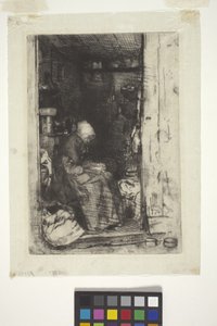 La Vielle Aux Loques（蚀刻） 作者 詹姆斯·阿博特·麦克尼尔·惠斯勒