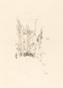 小阁楼，布展，1887年。 作者 詹姆斯·阿博特·麦克尼尔·惠斯勒