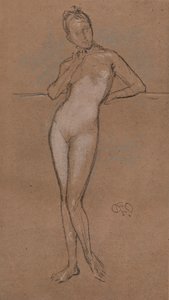 小裸女，c1888 作者 詹姆斯·阿博特·麦克尼尔·惠斯勒