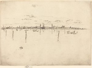 小威尼斯，1880年。 作者 詹姆斯·阿博特·麦克尼尔·惠斯勒