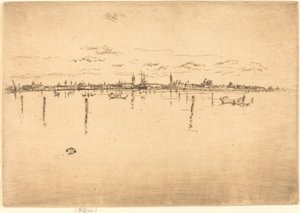 小威尼斯，1880年。 作者 詹姆斯·阿博特·麦克尼尔·惠斯勒