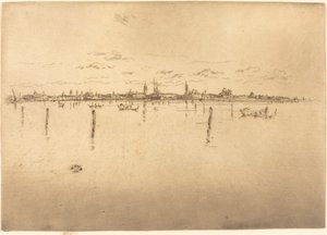 小威尼斯，1880年。 作者 詹姆斯·阿博特·麦克尼尔·惠斯勒