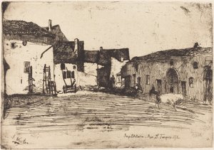Liverdun, 1858. 作者 詹姆斯·阿博特·麦克尼尔·惠斯勒